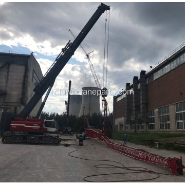 Grue sur chenilles de levage avec flèche télescopique